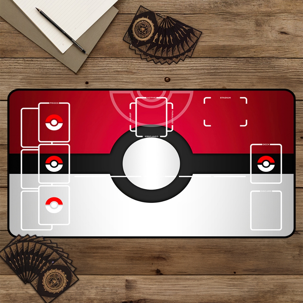 Playmat Poke   TCG Tapete Para Jogos De Cartas Magic 70x35 cm Varias Opções P166