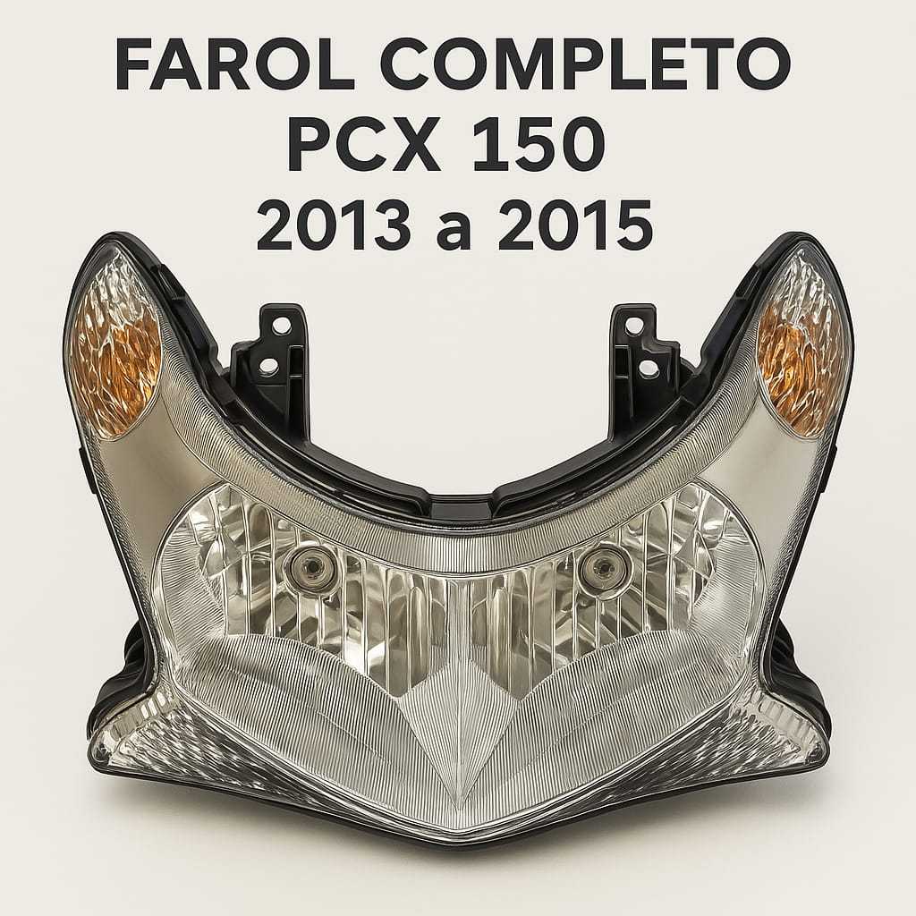 Farol Completo Honda Pcx 150 2013 2014 2015 Bloco Optico em Oferta na Shopee