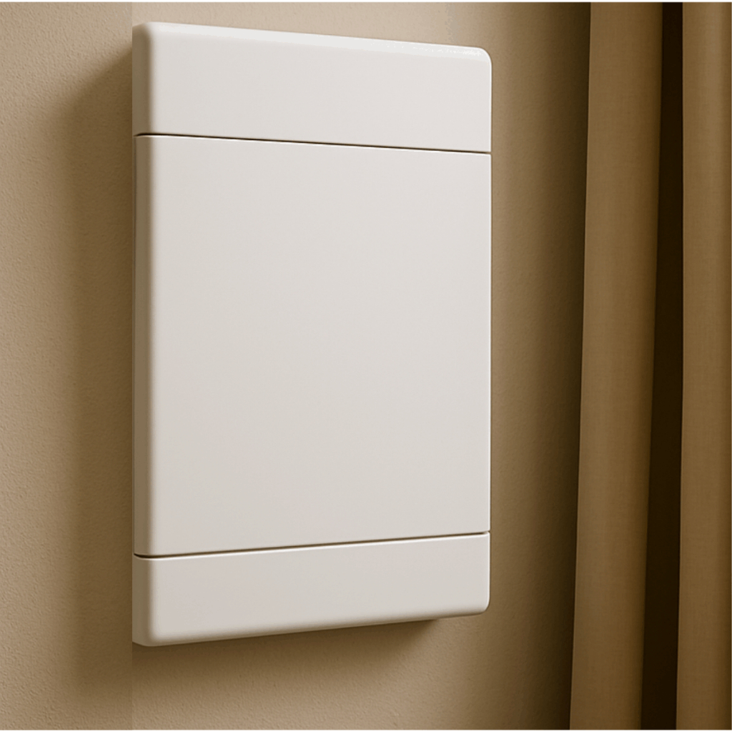 Caixa De Distribuição Branca 16 Disjuntores Din ou 12 disjuntores nema Quadro de Distribuicao de disjuntores