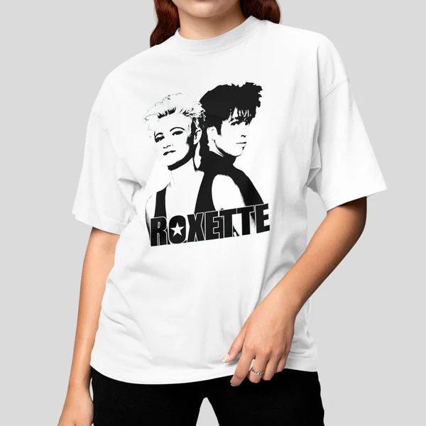 Camiseta Premium Roxette Photo P&B Camisa 100% Algodão