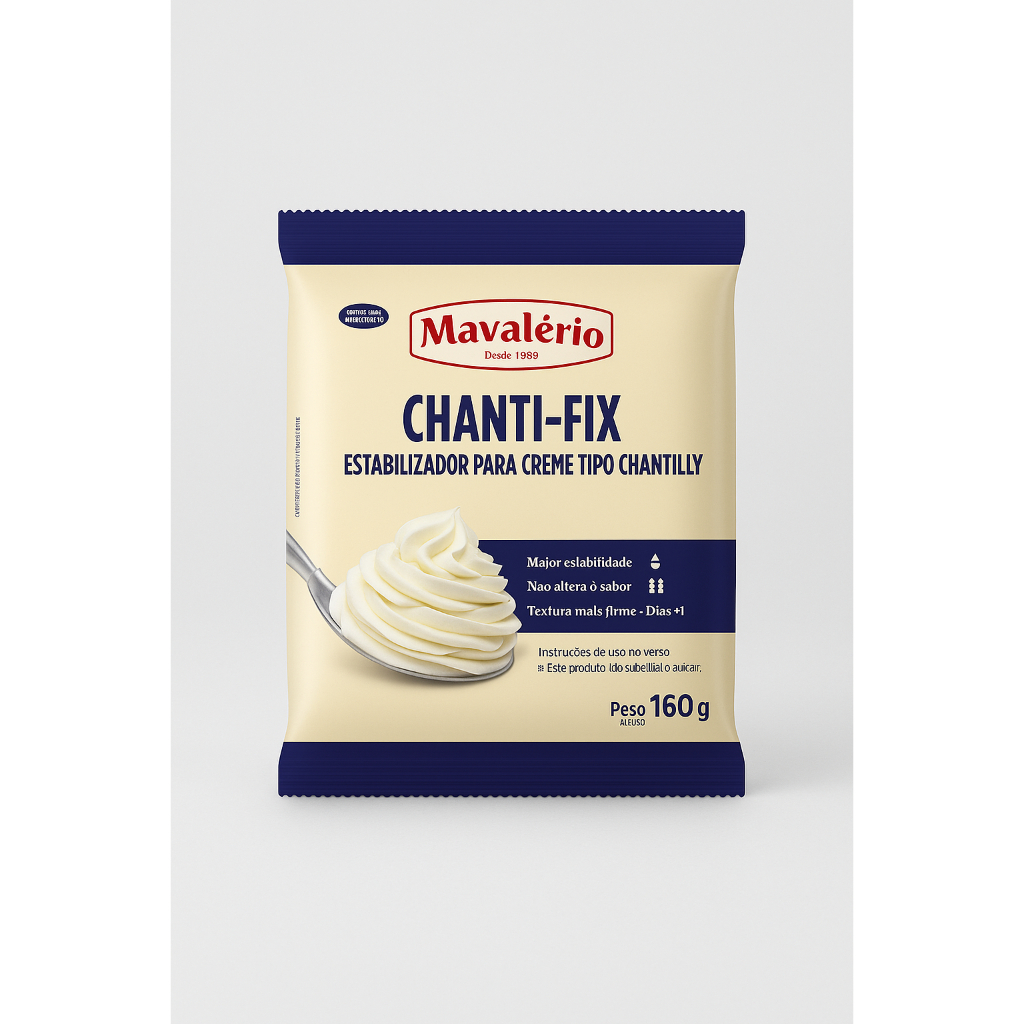 Chanti-Fix Estabilizante para Chantilly 160g- Mavalério Chanti-Fix Estabilizante para Chantilly 160g- Mavalério