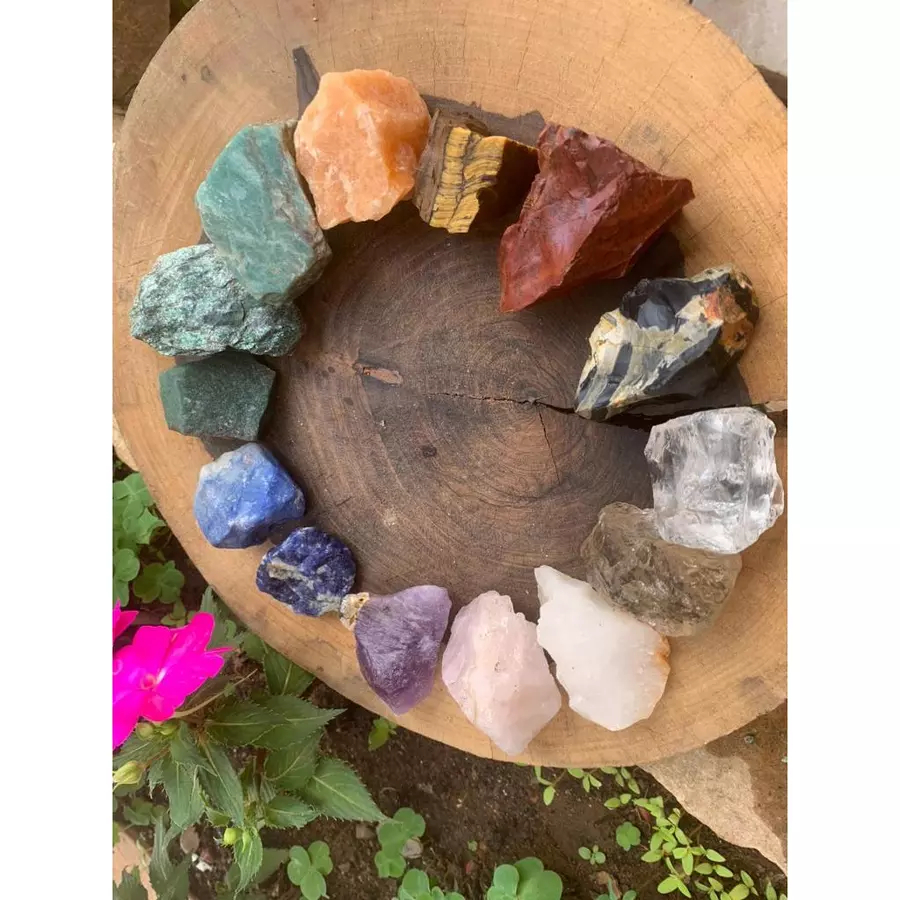 Pedras Naturais Brutas para Alinhamento de Chakras – 3,5cm ou Mais