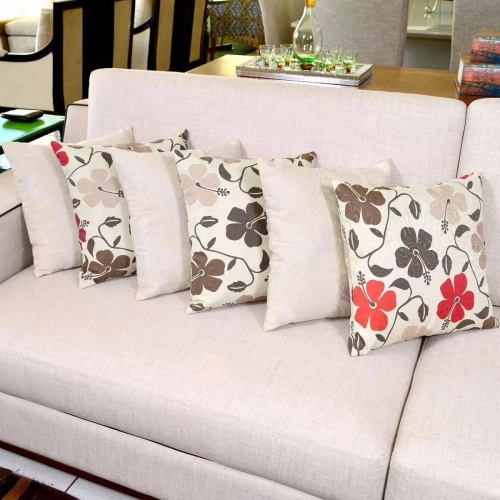 Kit Com 04 Capas De Almofadas Decorativas 45x45 Em Oxford