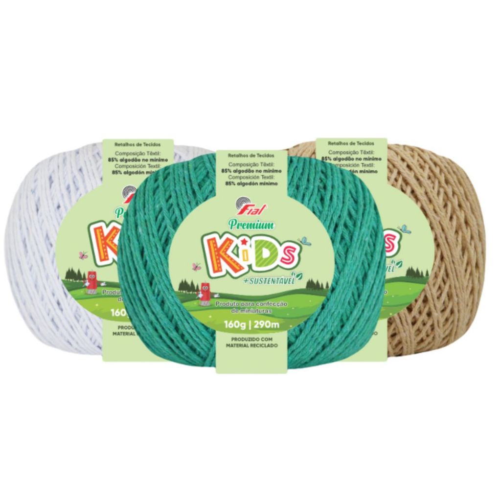 Linha Amigurumi Premium Kids 160 Gramas