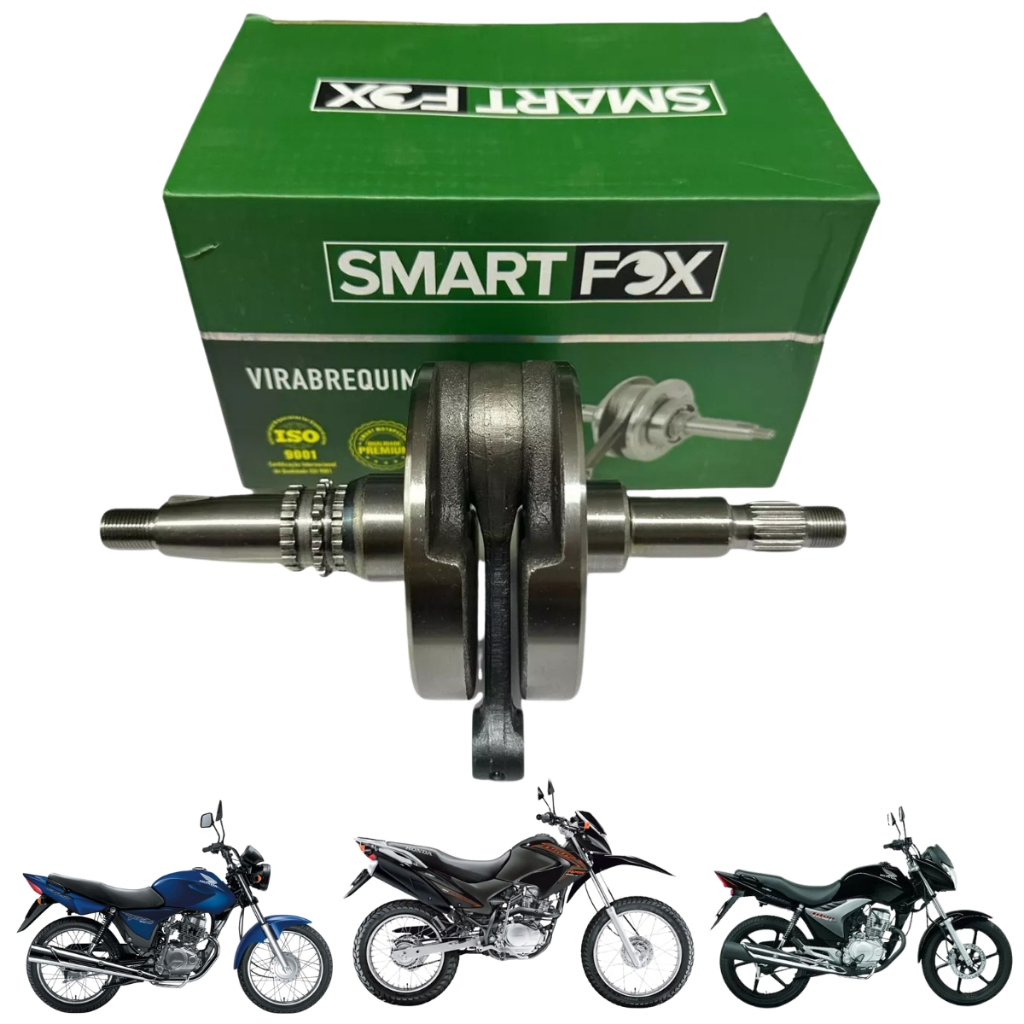 Virabrequim Biela Completo Bros Cg Titan 150 2004 A 2015 em Oferta na Shopee