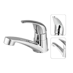 Torneira Banheiro Sofisticada ABS 1/4 de Volta Cromo Premium Econômica