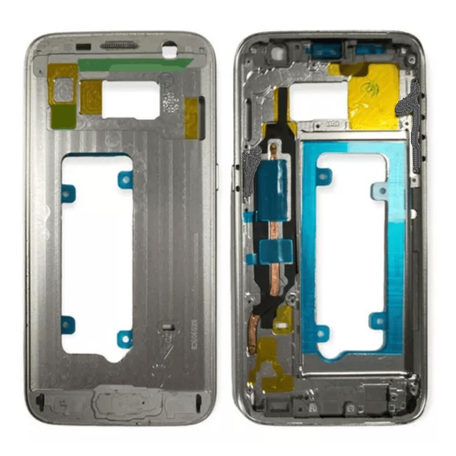 Aro Carcaça Chassi Compatível Galaxy S7 G930 C/ Botões Laterais DOURADO
