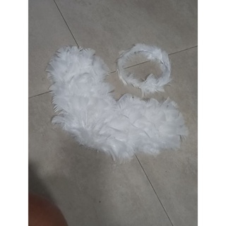 Asa De Anjo Branca Para Bebê 46x28 cm Coroação, Batizados, Fantasias, Rituais Religiosos, Fotografias. em Oferta na Shopee