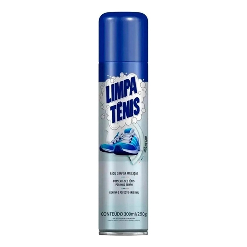 Limpa Tênis Original Petroplus Premium Spray 300ml Calçados Tira Encardidos Branco Espuma
