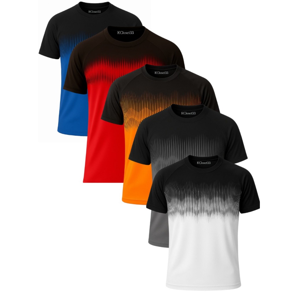 KIT 5 Camisa Masculina Academia DRYFIT Sublimada Para Corrida Musculação em Oferta na Shopee