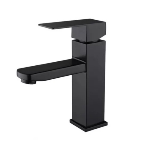 Torneira Lavabo Banheiro Preta Misturador Monocomando S304