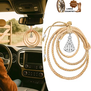Laço Couro Cru Retrovisor de Carro Nossa Senhora da Aparecida - Vários Modelos em Oferta na Shopee
