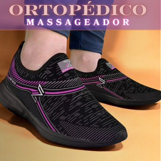 Tênis Feminino Meia | Esportivo Slip-On | Leve e Flexível | Envio Imediato