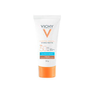 Protetor Solar Facial Vichy Capital Soleil Hydra-Matte FPS50 Cor 4.0 Com 30g em Oferta na Shopee