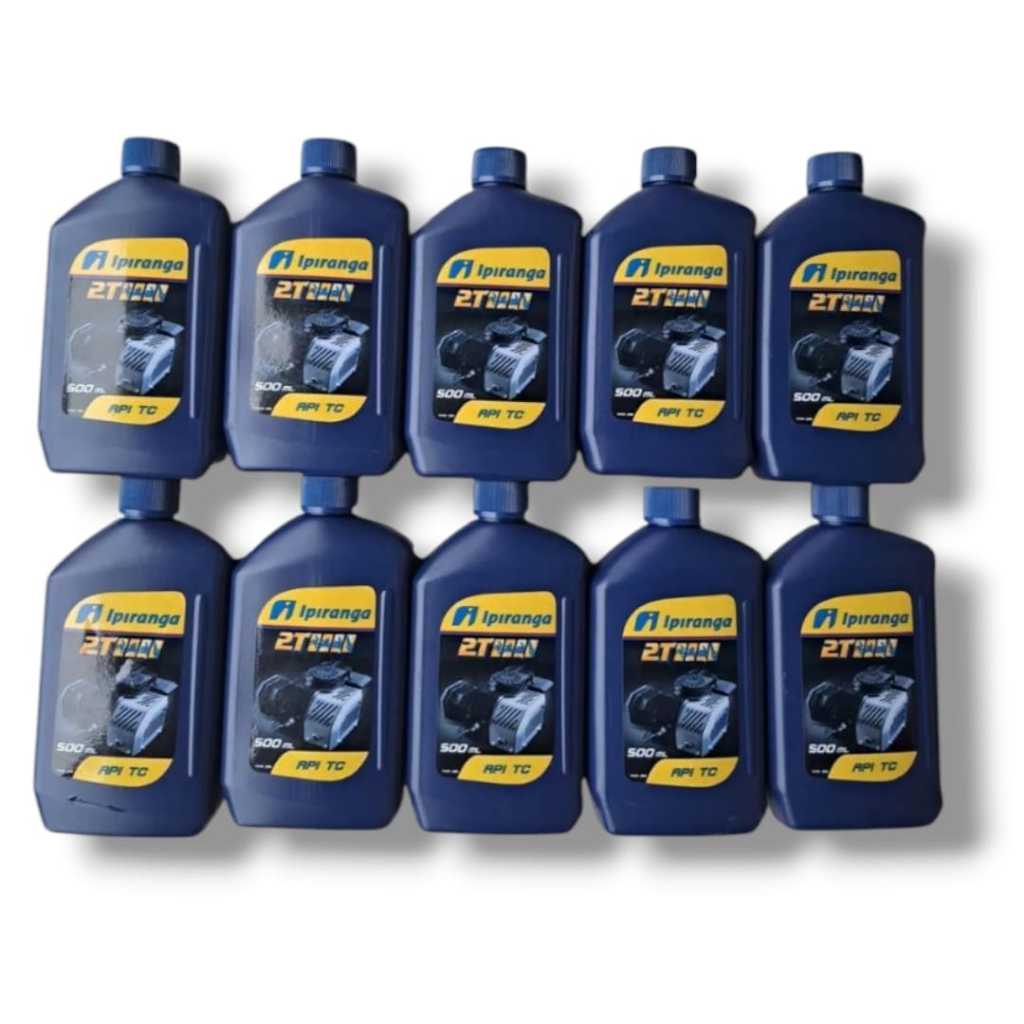 Kit 10 Óleo Ipiranga 2 Tempos 500ml Roçadeiras E Motoserras em Oferta na Shopee