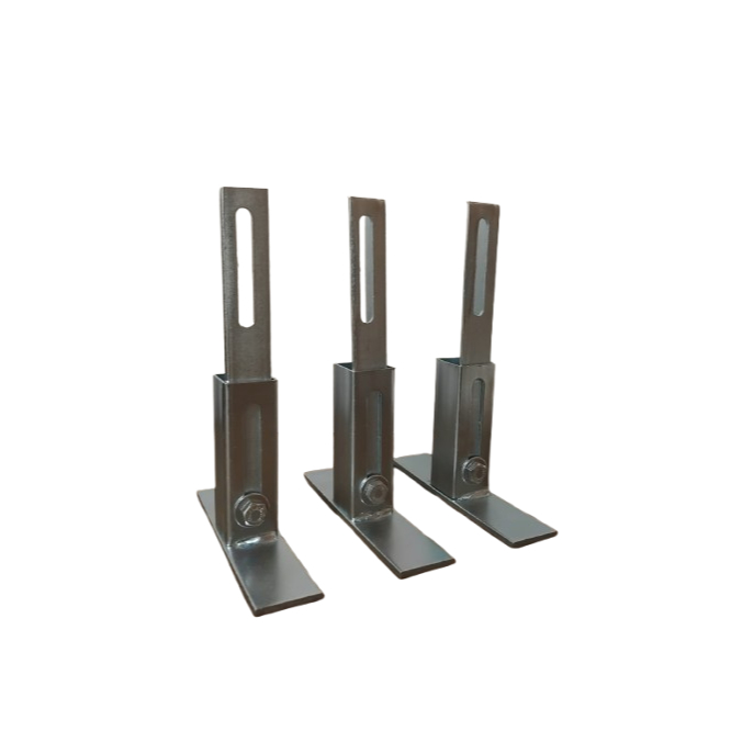Kit com 3 suportes para motores Basculantes e Deslizante de Fuso com Base Soldada