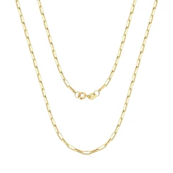 Corrente Oca Alongada 60cm Ouro 18k