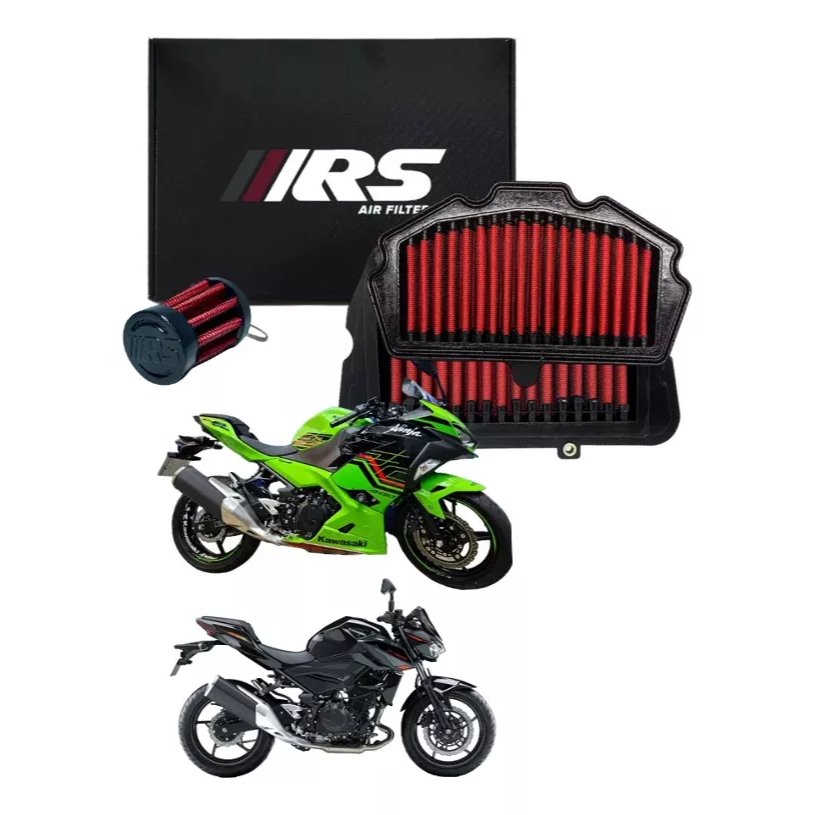 Filtro de Ar Esportivo Lavável KAWASAKI Z400/ NINJA 400 - RS Air Filter
