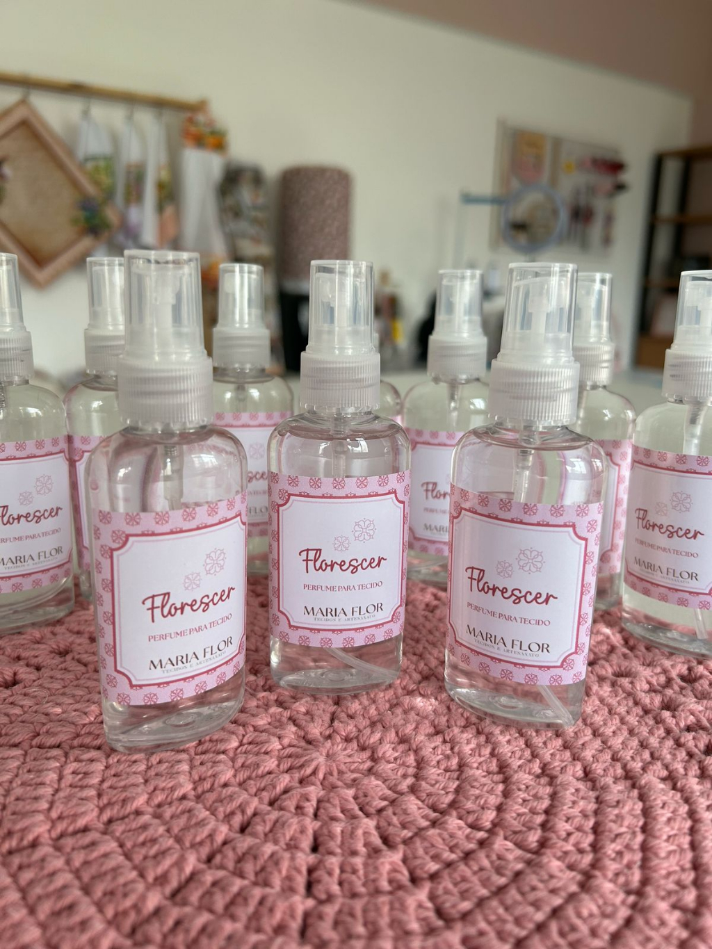 Perfume para Tecidos e Embalagens Aromatizador Fragrância Floral Frutada Maria Flor 60ml 250ml 500ml em Oferta na Shopee