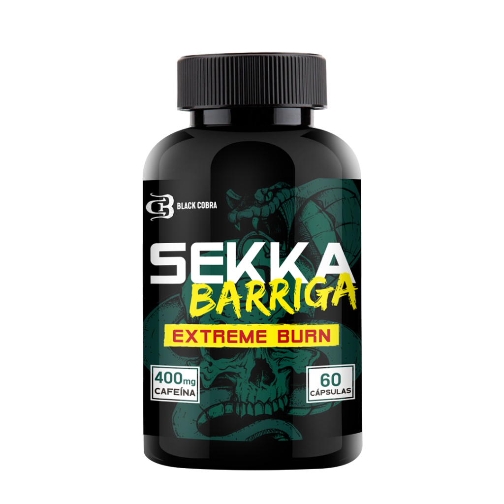 Termogênico S Barriga Extreme Burn 60 Caps Black Cobra em Oferta na Shopee