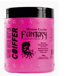 Desamareladora Matizadora Máscara Capilar Mousse Fantasy Coiffer para Cabelos Loiros 500g