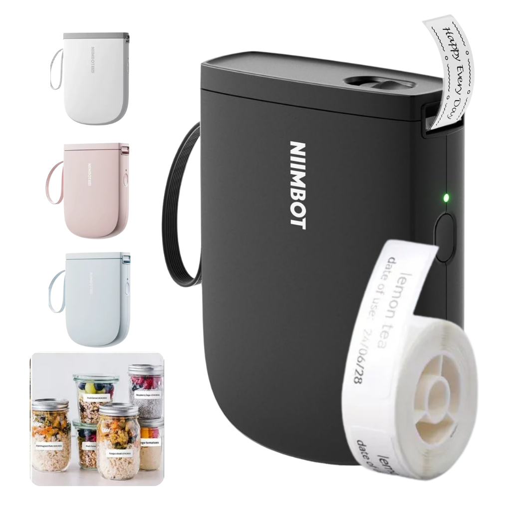 Niimbot D11 Impressora de Etiquetas Portátil Calbe Maker Tape Nimbot Etiqueta Térmica em Oferta na Shopee