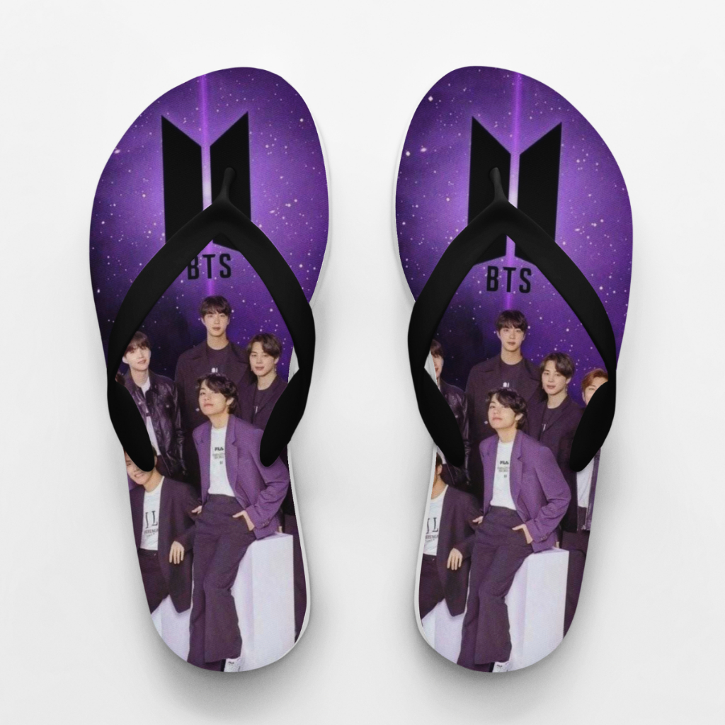 Chinelo BTS Personalizado Conforto e Estilo para ARMYs de Coração