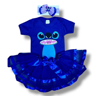 Body Lilo e Stitch Luxo Mesversário em Oferta na Shopee