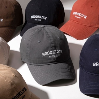 Bone Beisebol Retrô Bordado Brooklyn Unissex Algodão Regulagem Macio Estiloso em Oferta na Shopee