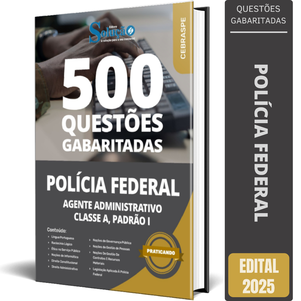Apostila Polícia Federal Agente Administrativo - Caderno de Testes