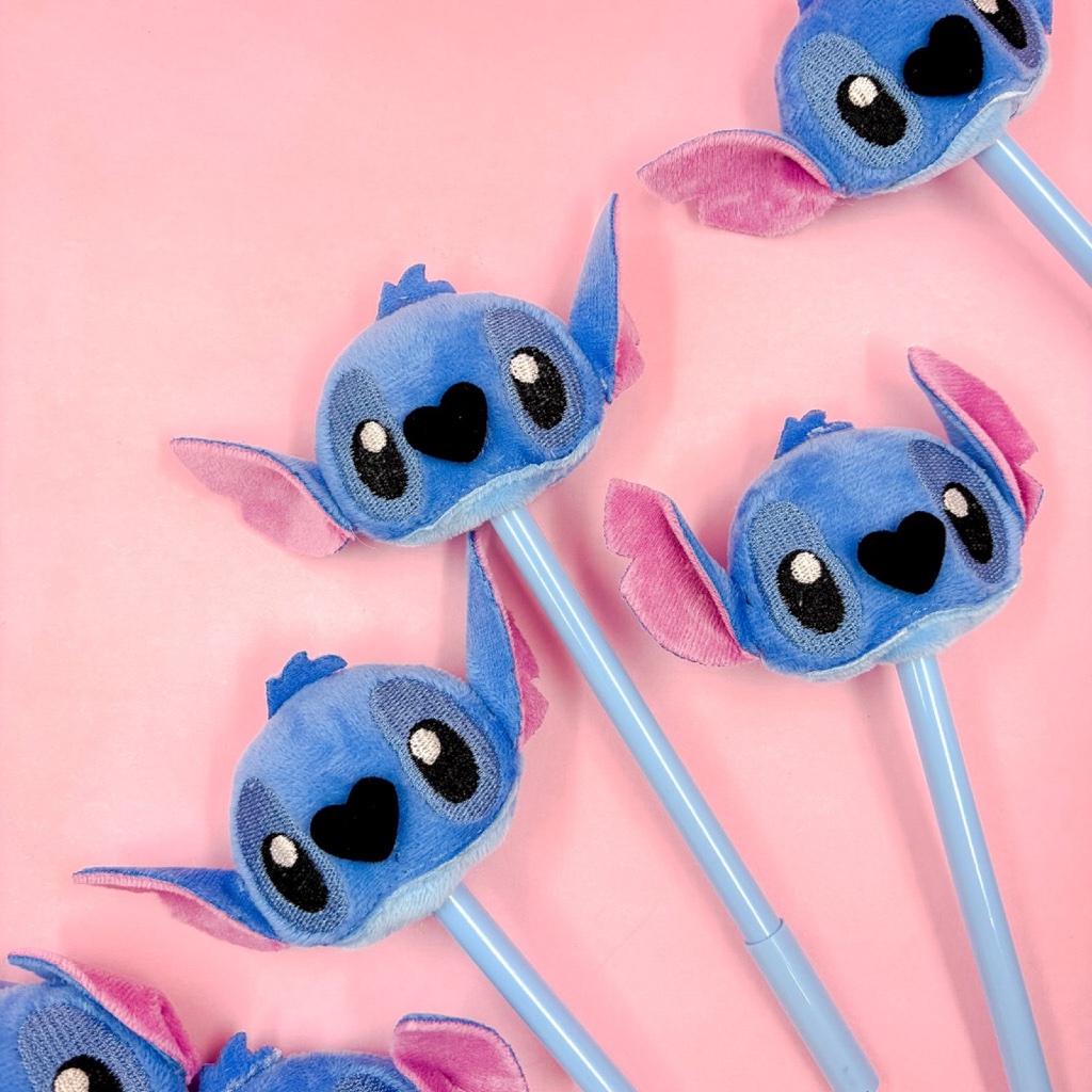 Caneta Stitch Pelúcia/Kawaii/Escola/Caneta/ Filme do Stitch