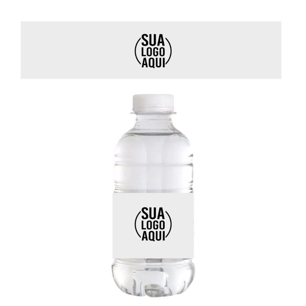 Adesivo para Água Lindoya 240ML - Etiqueta Adesivo Mini Água Personalizado com LOGO em Oferta na Shopee