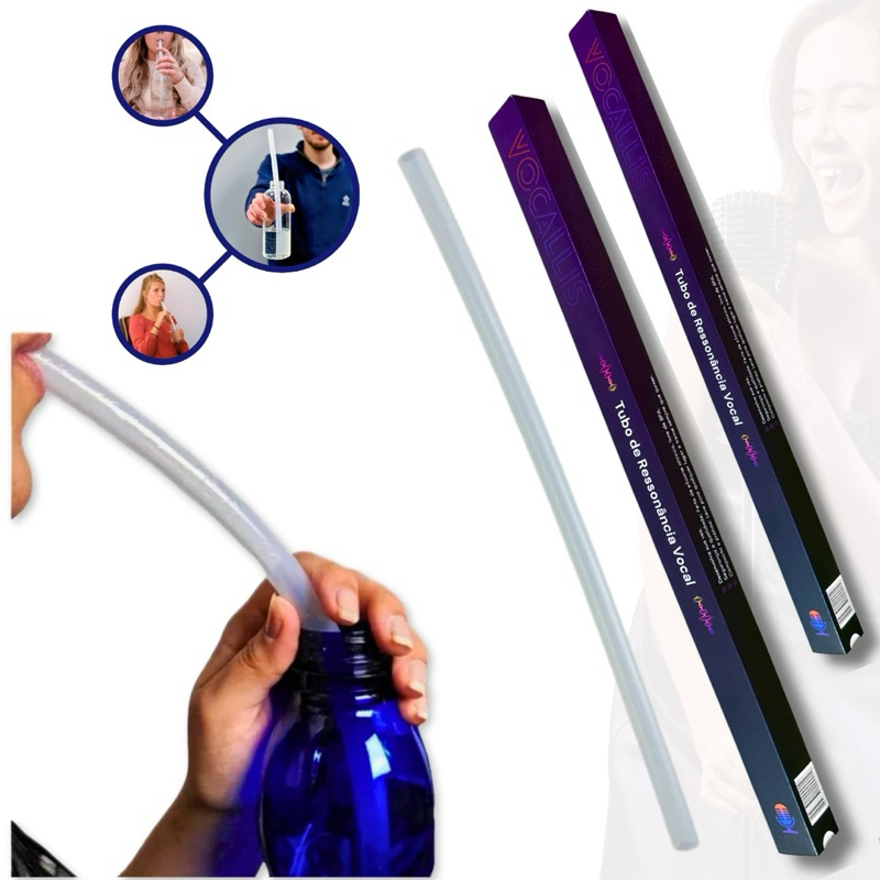 Tubo de Ressonância LaxVox - Vocallis com caixa para armazenamento em Oferta na Shopee