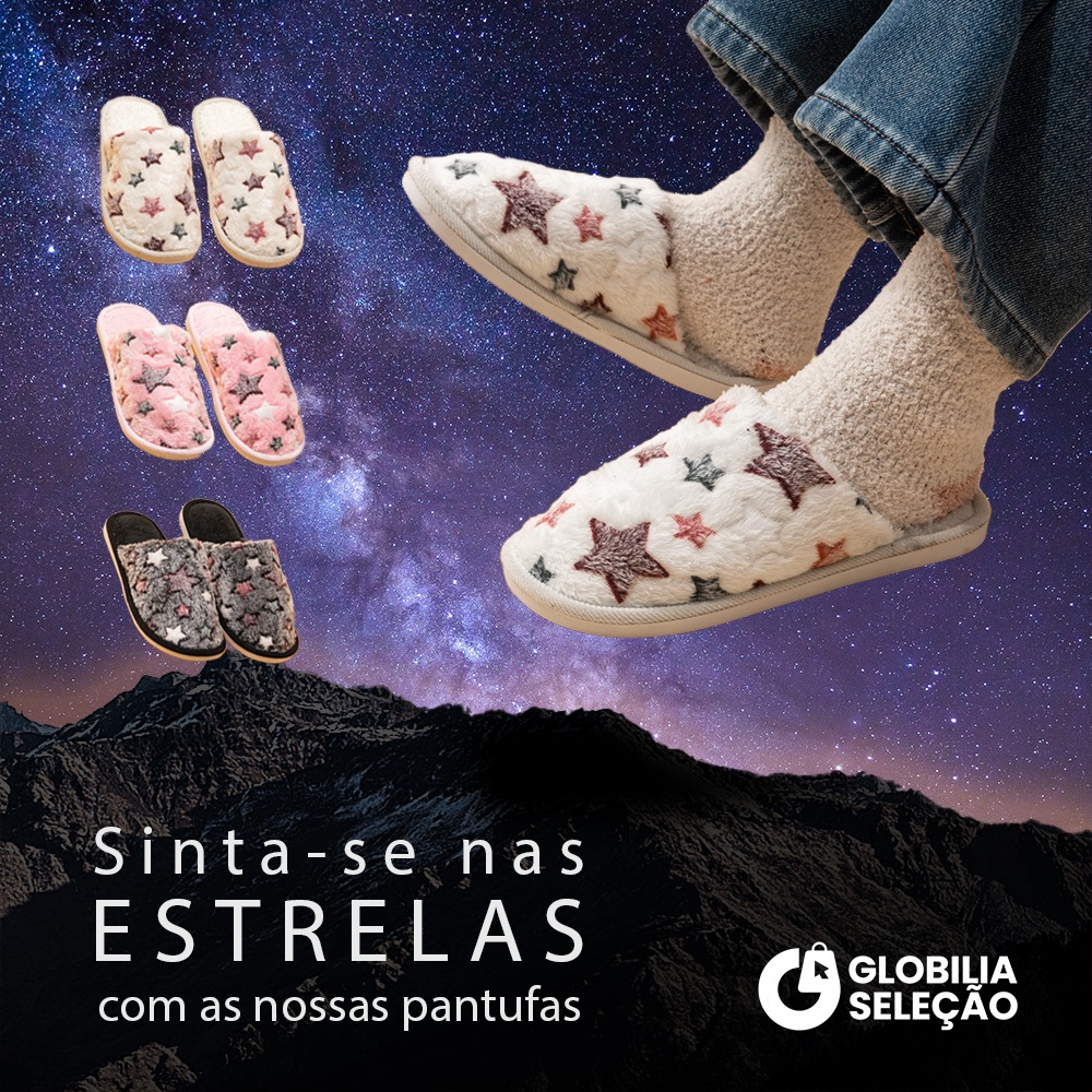 Pantufa Chinelo De Casa Feminina Adulta Pelúcia Confortável FTX3509FC