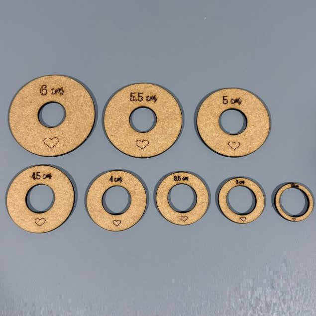 Gabarito para cortador - corte de adesivos/tags