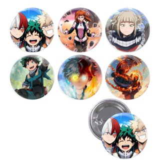 Cartela De Buttons Pins Broche My Hero Academy Boku No Hero Com 6 Unidades Anime / Desenho / Geek em Oferta na Shopee