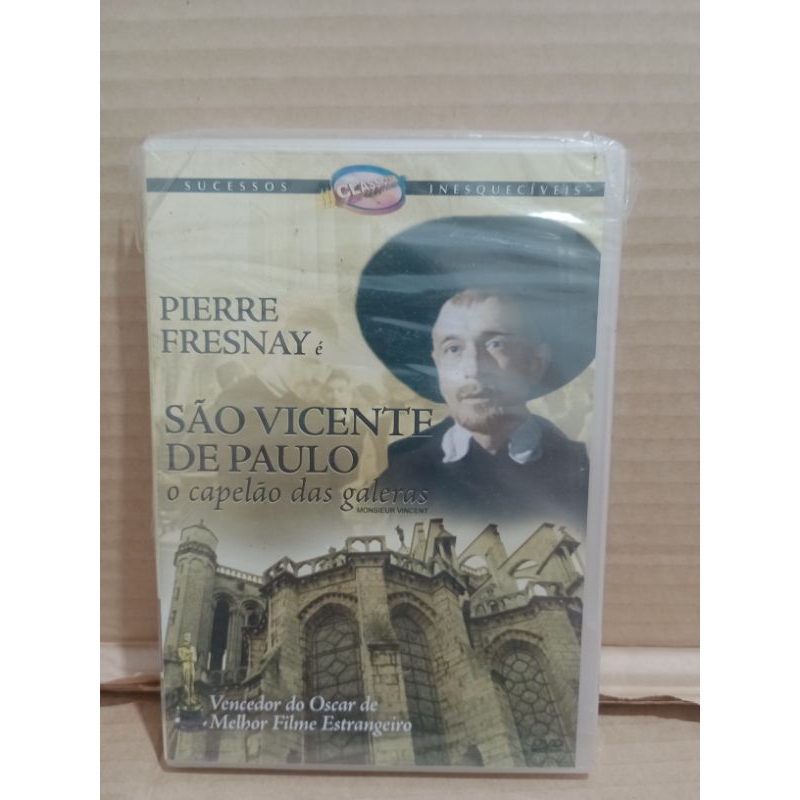 DVD SÃO VICENTE DE PAULO- O CAPELÃO DAS GALERAS (ORIGINAL/LACRADO)