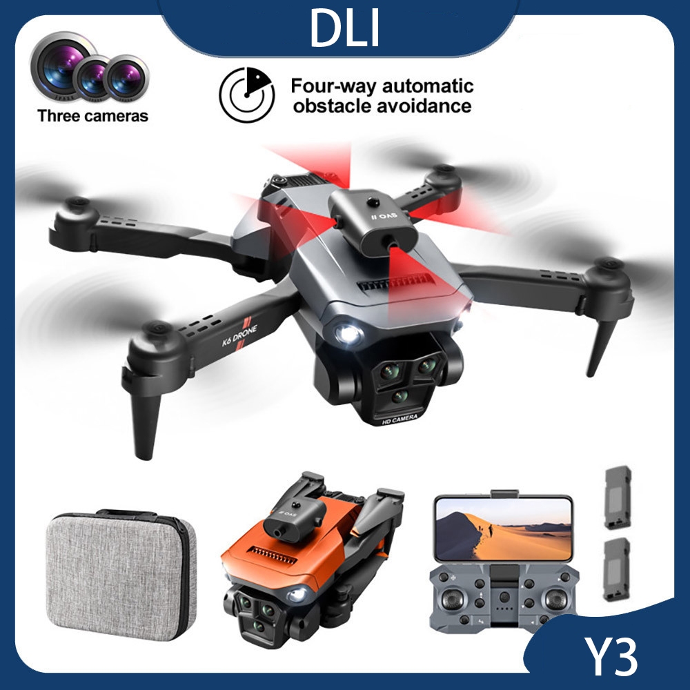 DLI Drone Profissional 8K Com Dual Câmeras Controle Remoto Fotografia Aérea Quadricóptero 1800mAh