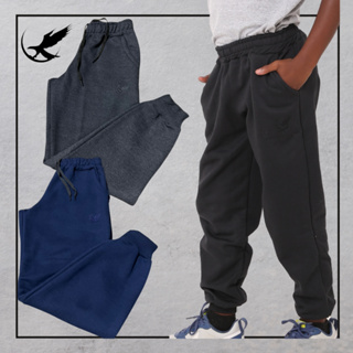 Calça de moletom pelúciada infantil / juvenil unissex com punho TAM: 4 ao 14 na marca robles em Oferta na Shopee