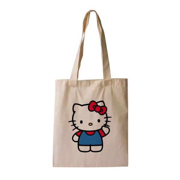 Ecobag Bolsa De Praia Hello Kitty