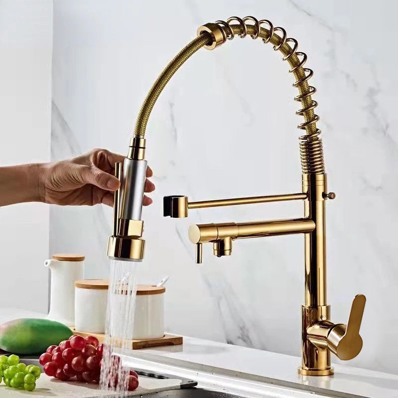 Torneiras de Cozinha Monocomando Gourmet Tutto Home Extensivel com Bico de Acionamento Agu...