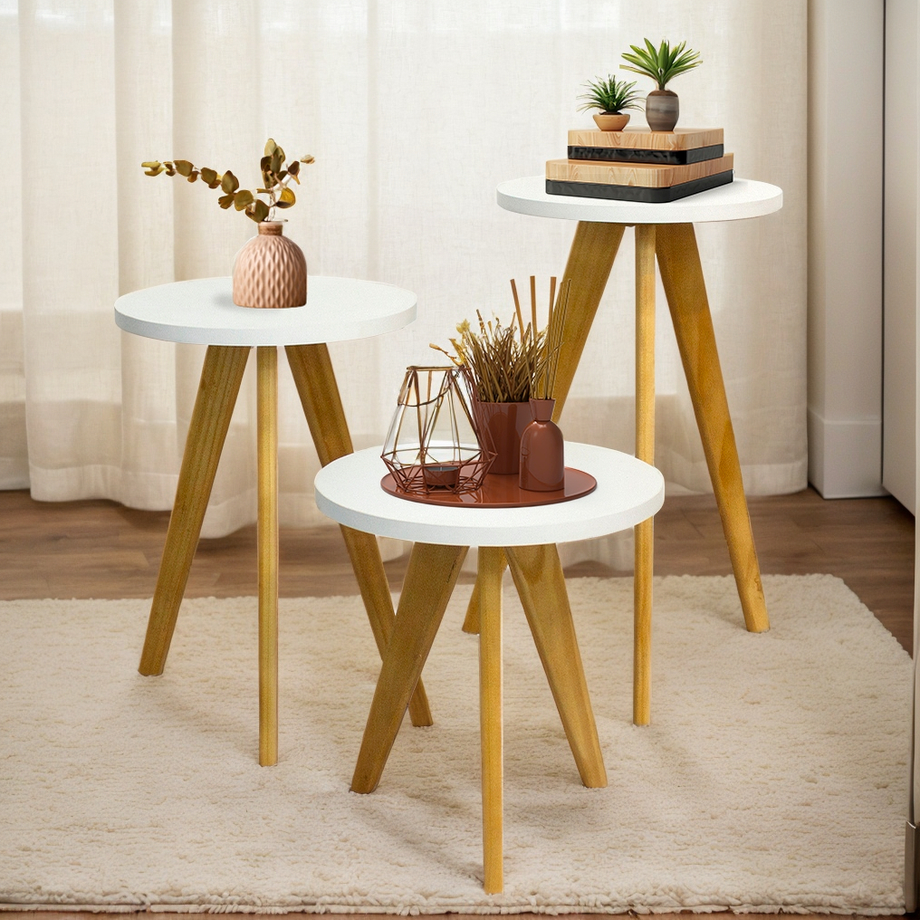 Conjunto de Mesa, Mesa de Centro, Mesa Lateral, Mesa de Cabeceira, Mesa Pé …