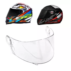 Viseira Polivisor P/ Capacete Fw3 Gt Gt2 Gt3 Gt4 Gt5 Antirrisco