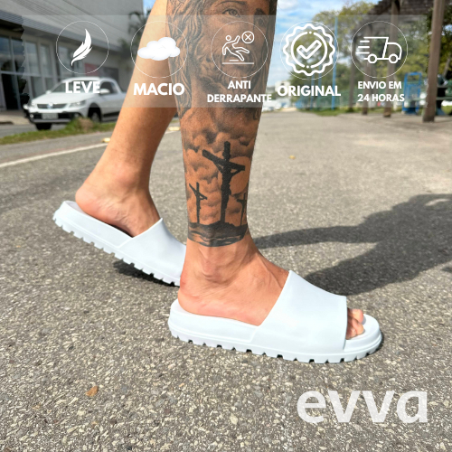 Chinelo Slide Nuvem Leve Macio Confortável MASCULINO (100% em EVA) em Oferta na Shopee