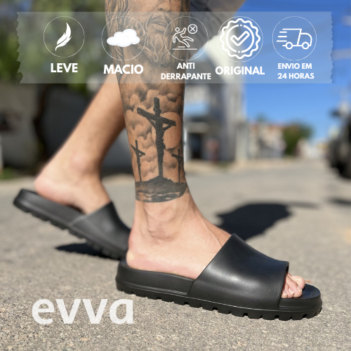 Chinelo Nuvem Slide Macio Confortável Leve 100% EVA MASCULINO em Oferta na Shopee