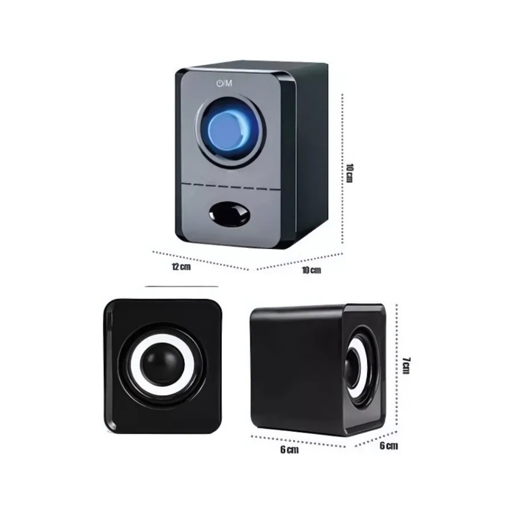 Caixa de Som H'Maston Ys-06 Preta Audio Studio em Oferta na Shopee