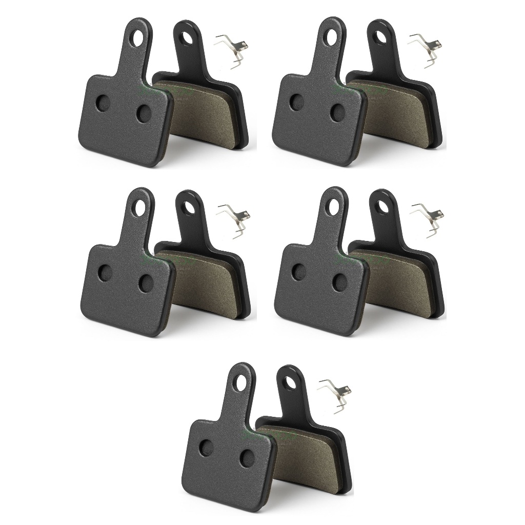 5 Pares Pastilha Gts Freio a Disco Mecânico e Hidráulico Tipo Shimano Padrão B01S Bike Aro 26 e 29