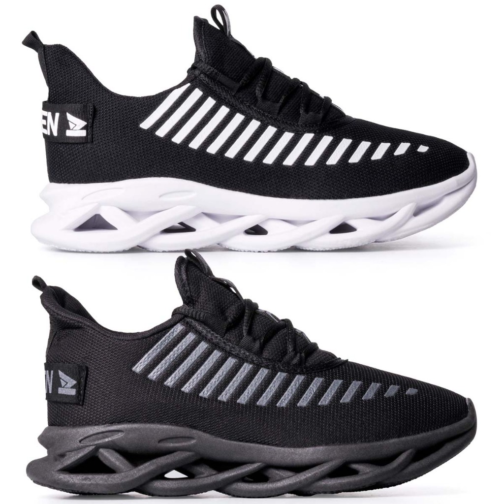 Kit 2 Tênis Masculino Feminino Para Academia Caminhada Corrida Esportivo e Casual Macio Leve Barato