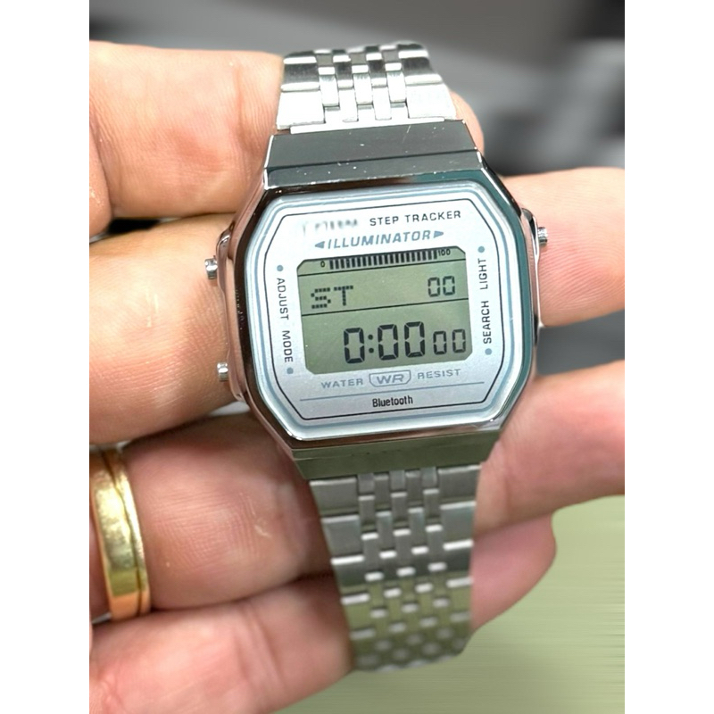 Relogio feminino digital aço inoxidável feminino Qualidade top