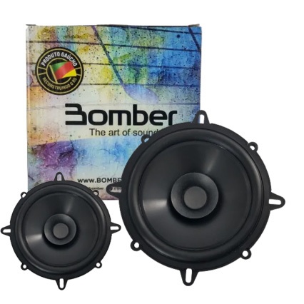 Par Alto Falantes 5 Polegadas Bomber 100w RMS 4 Ohms Som Automotivo Porta